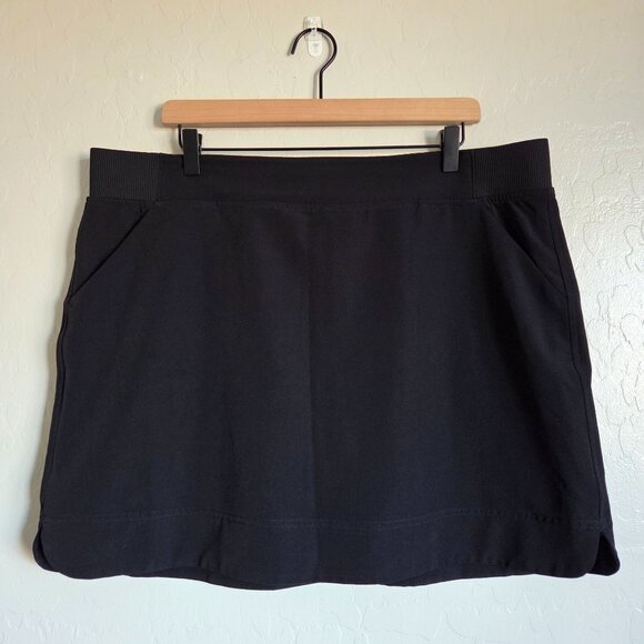 32 Degrees Cool Soft 4-Way Stretch Black Skort Women's XL Athletic Tennis Golf - Picture 1 of 7